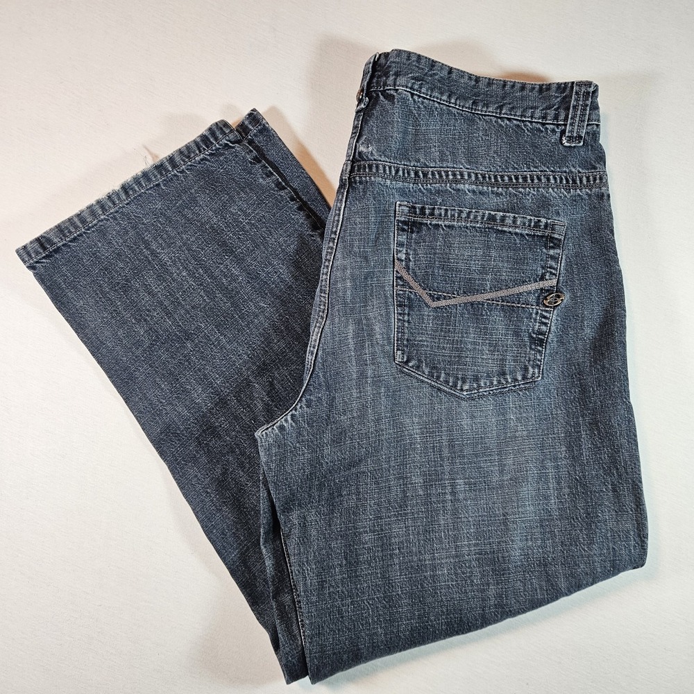 Anchor Blue Beyond Baggy‎ Jeans Size 38x32 Y2K Skater Wide Leg Oversized